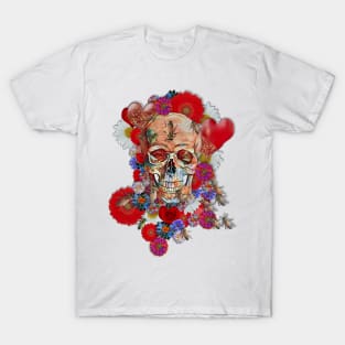 Skull Flower Power II T-Shirt